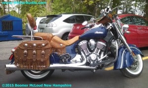 Indian motorcycle audio upgrade