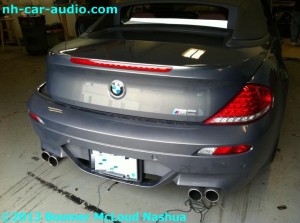 BMW-M6-custom-radar-installation-K40