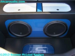 Acura Custom Installation RSX-subwoofer-enclosure-amplifier