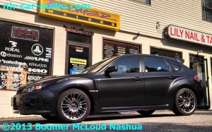 Subaru Custom Installation Black WRX-sti