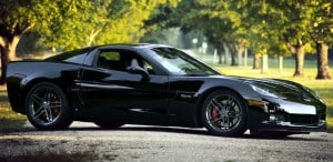 Chevrolet Custom Installation Black Corvette Z06