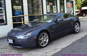Aston Martin Custom Installations: Hands free compliant cell phone